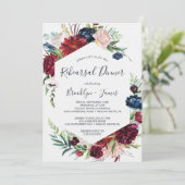 Autumn Garden | Dinner van de repetitie van Bourgo Kaart (Staand voorkant)