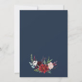 Autumn Garden | Dinner van de repetitie van Bourgo Kaart (Achterkant)