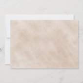 Autumn Garden Herfst Waterverf Flower Baby shower Kaart (Achterkant)