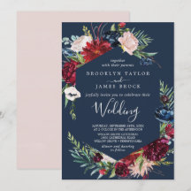 Autumn Garden | Navy Blue Wedding