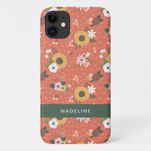 Autumn Garden Pattern Case-Mate iPhone Case (Achterkant)