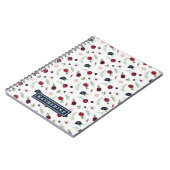 Autumn Garden Pattern Personalized Spiral Notitieb Notitieboek (Linkerzijde)