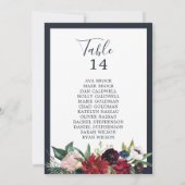 Autumn Garden | Schema voor zeeslaggetallen (Achterkant)