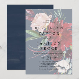 Autumn Garden | Vaste bruiloft op zee Kaart