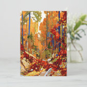 Autumn Garland van Tom Thomson, Kaart (Staand voorkant)