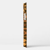 Autumn, geborduurd, dwarretro gestript achterzijde Case-Mate iPhone case (Achterkant / Rechts)