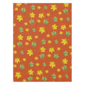 Autumn Geel en Groen Bladeren Tafelkleed (Voorkant)