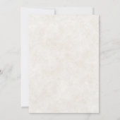 Autumn gemengde waterverf florale blanco kaart (Achterkant)