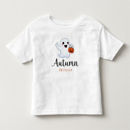 Autumn geobsedeerd spookachtige peuter fijne jerse kinder shirts (Voorkant)