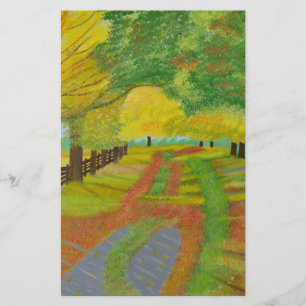 Autumn - Gestorven bladeren Briefpapier