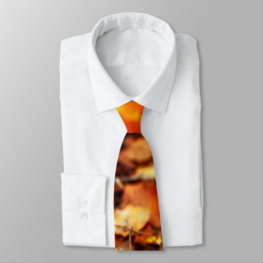 Autumn gevallen bladeren stropdas (Gebonden)