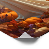 Autumn Ghost - Gezellig Halloween & Herfst Poster (Hoek)