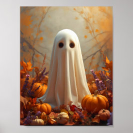 Autumn Ghost - Gezellig Halloween & Herfst Poster