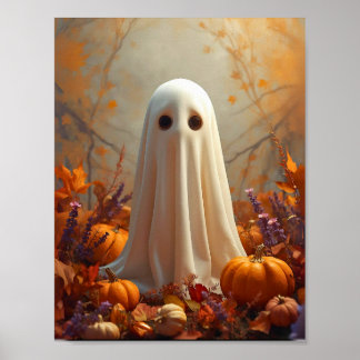 Autumn Ghost - Gezellig Halloween & Herfst Poster
