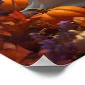 Autumn Ghost - Gezellig Halloween & Herfst Poster (Hoek)