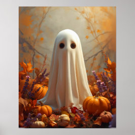 Autumn Ghost - Gezellig Halloween & Herfst Poster