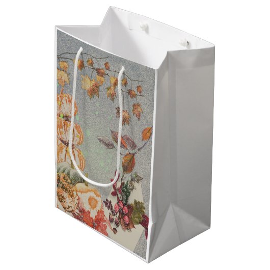 Autumn Gift Bag Medium Cadeauzakje (Voorkant Gekanteld)