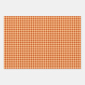 Autumn Gingham Thanksgiving Inpakpapier Vel (Voorkant 2)