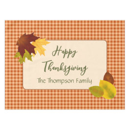Autumn Gingham Thanksgiving tafelkleed