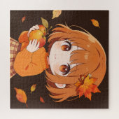 Autumn Girl Puzzle Legpuzzel (Horizontaal)