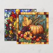 Autumn Glas in lood Art Kaart (Voorkant / Achterkant)