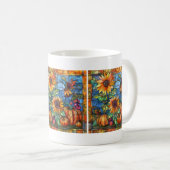 Autumn Glas in lood Art Mok (Voorkant rechts)