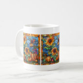 Autumn Glas in lood Art Mok (Voorkant links)