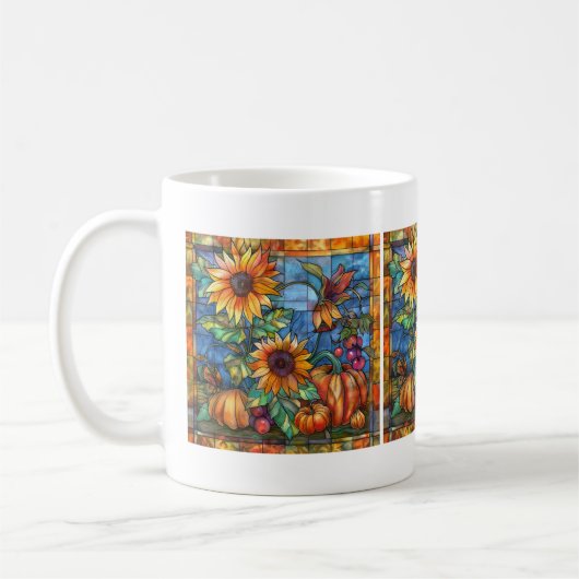 Autumn Glas in lood Art Mok (Links)