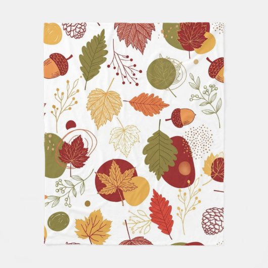 Autumn Glow, Gentle Slow Fleece Deken (Voorkant)