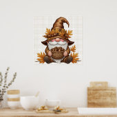 Autumn Gnome Poster (Keuken)