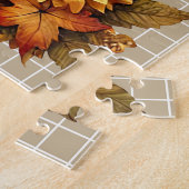 Autumn Gnome Puzzle Legpuzzel (Zijkant)