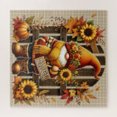 Autumn Gnome Puzzle Legpuzzel (Horizontaal)