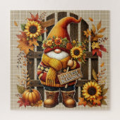 Autumn Gnome Puzzle Legpuzzel (Verticaal)
