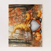 Autumn Gnome Puzzle Legpuzzel (Verticaal)