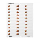 Autumn Gnomes Adresetiketten Etiket (Full Sheet)