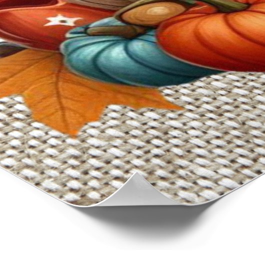 Autumn Gnomes Poster (Hoek)