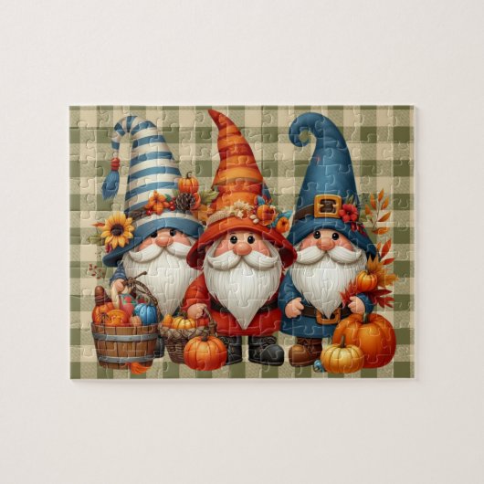 Autumn Gnomes Puzzel (Horizontaal)