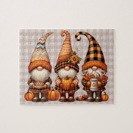 Autumn Gnomes Puzzel (Horizontaal)
