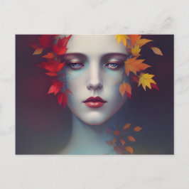 Autumn Goddess Briefkaart