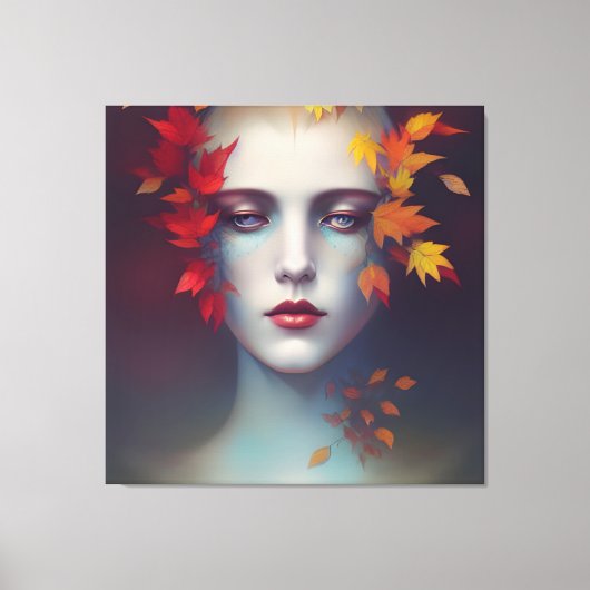 Autumn Goddess Canvas Afdruk (Voorkant)