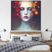 Autumn Goddess Canvas Afdruk (Insitu (Slaapkamer))
