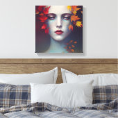 Autumn Goddess Canvas Print (Insitu (Slaapkamer))