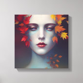 Autumn Goddess Canvas Print (Voorkant)