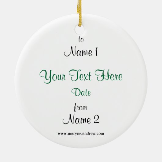 "Autumn" Goddess Ornament/Pendant Keramisch Ornament (Achterkant)