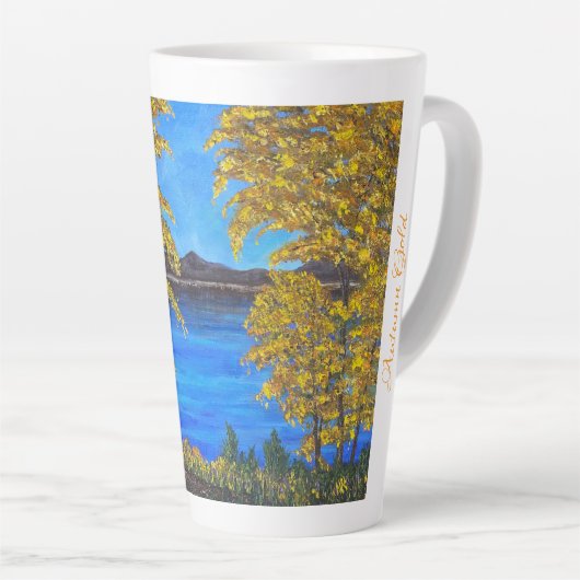 Autumn Gold Latte Mok (Rechterhoek)