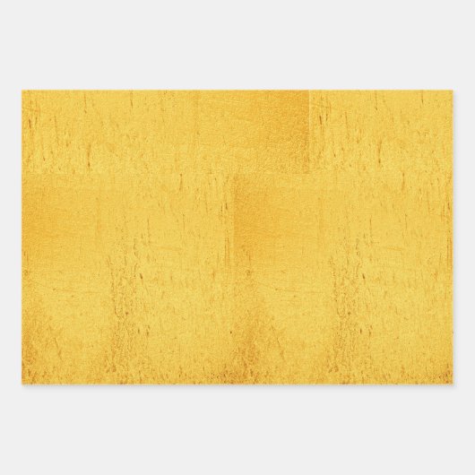 Autumn gold oranje en bruine bladeren inpakpapier vel (Voorkant 2)