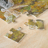 Autumn golden in een waterverf voor het schilderen legpuzzel (Zijkant)