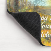 Autumn golden in een waterverf voor het schilderen muismat (Hoek)