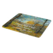 Autumn golden in een waterverf voor het schilderen snijplank (Hoek)