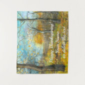 Autumn golden in een waterverf voor het schilderen wandkleed (Voorkant)